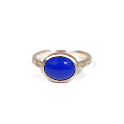 Classic stars Collection Ring < Diamond / Lapis Lazuli >