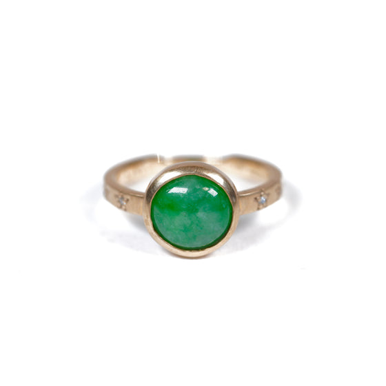 Classic stars Collection Ring < Diamond / Jade >